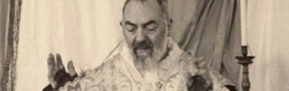 padre pio messa banner